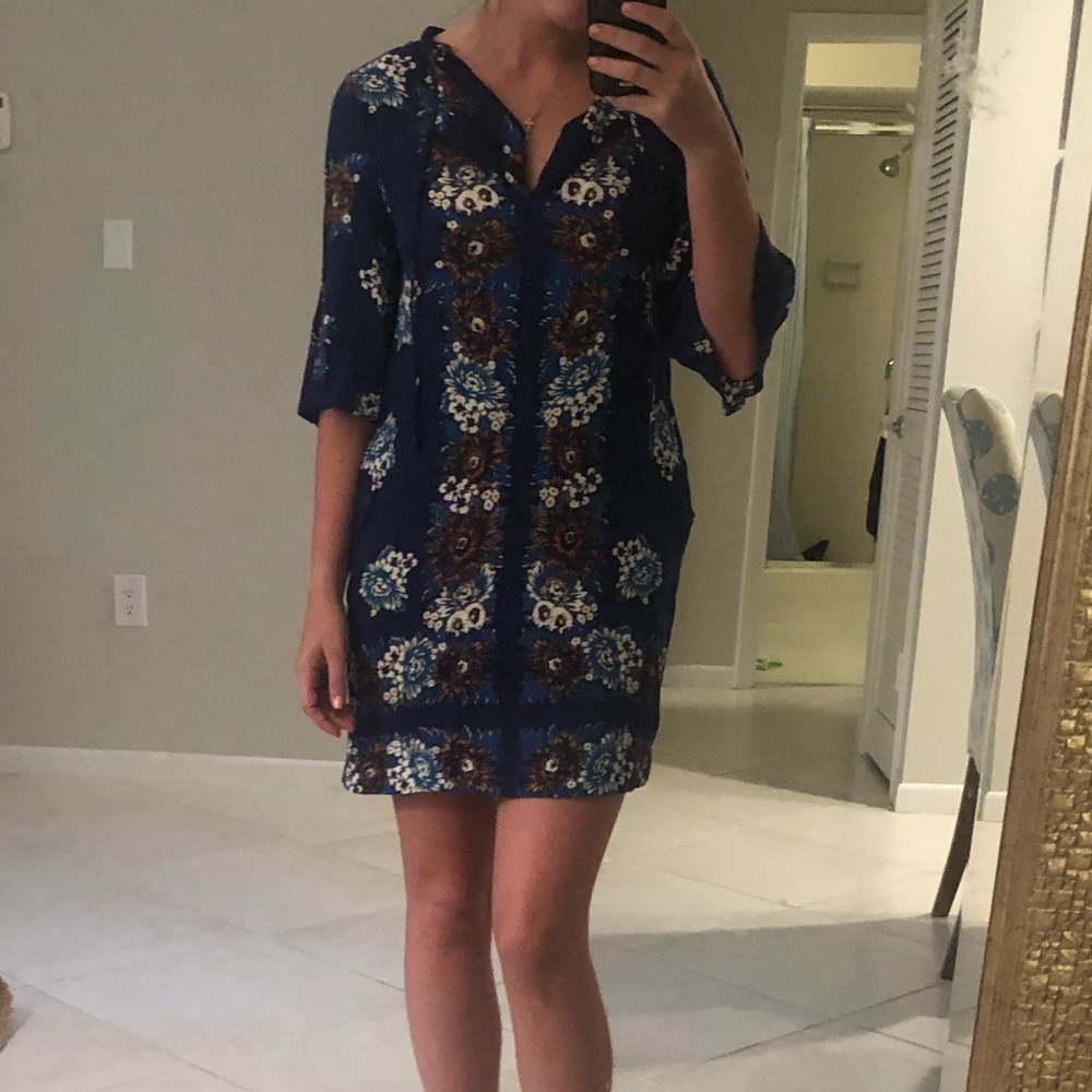 Ella Moss Blue Shift Dress